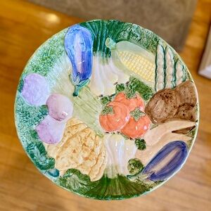 Fitz and Floyd 1986 Vintage Authentic Vegetable Garden Pasta Dish / Bowl Accent